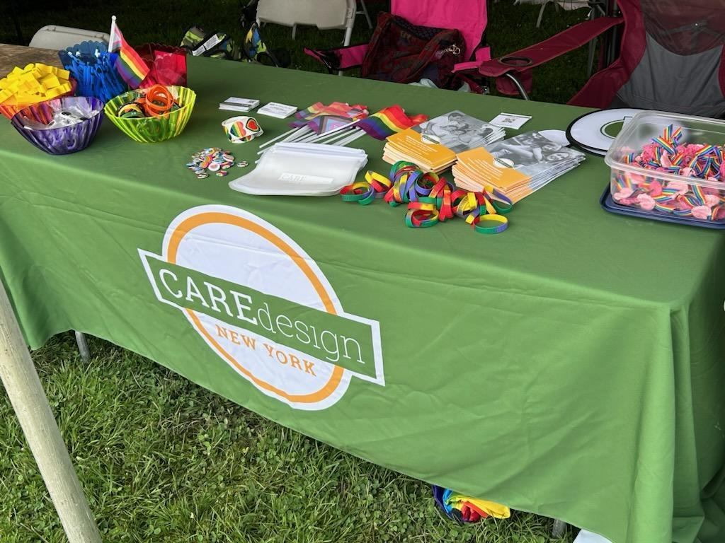 Care Design New York table at Albany Pride parade