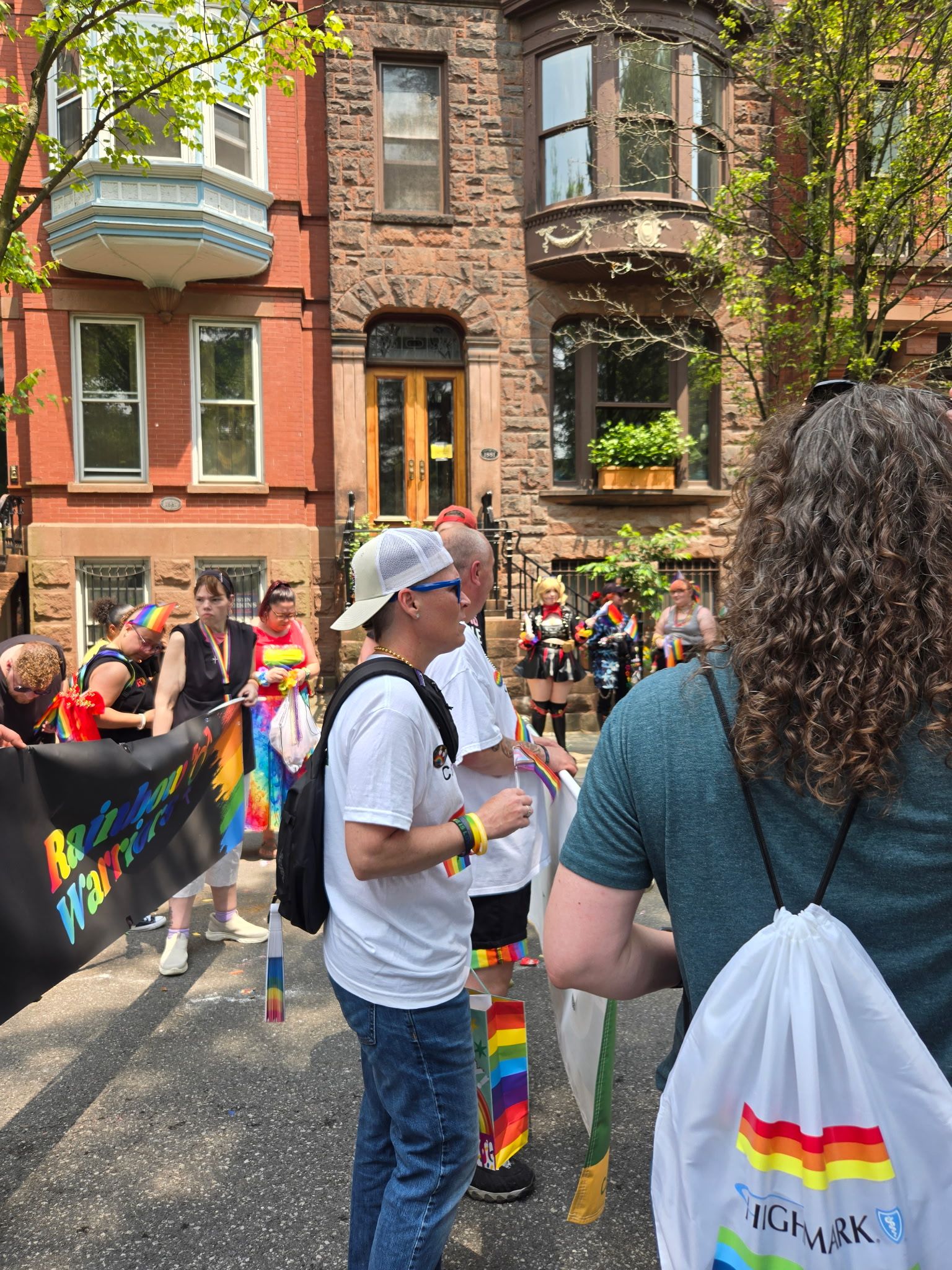Albany New York Pride people during parade