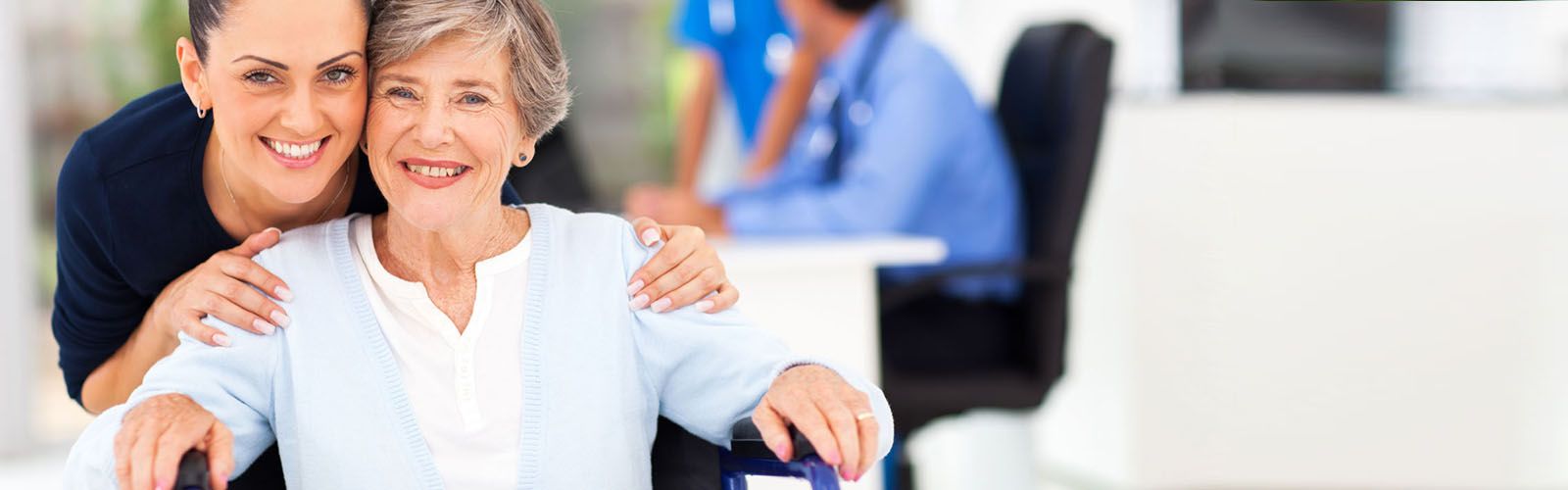 Person in a wheelchair with their Care manager